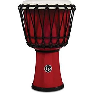 LP Latin Percussion Djembe World 7"" Rope Tuned Circle Rood LP1607RD