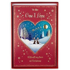 Kerst Single Boxed Card One I Love - 10 x 7"" - Regal Publishing