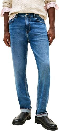 Tommy Hilfiger Mannen Rechte Denton STR SEP Indigo MW0MW41901 Recht, Denim, 28W/30L, Denim (Sep Indigo), 28W / 30L