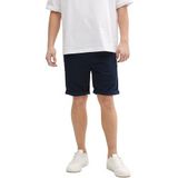 TOM TAILOR - 10668 - Herenshorts - Sky Captain Blue - Met Trekkoord