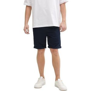 TOM TAILOR - 10668 - Herenshorts - Sky Captain Blue - Met Trekkoord