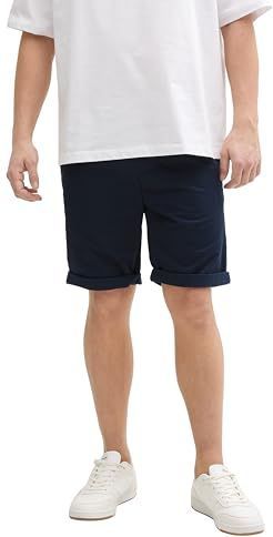 TOM TAILOR - 10668 - Herenshorts - Sky Captain Blue - Met Trekkoord