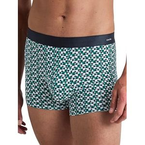 Calida Cotton Code Design Boxershorts voor heren, zachte elastische tailleband, aquamarijn, 46-48