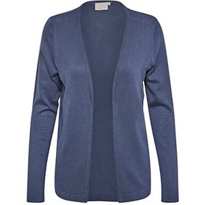 KAFFE Dames gebreide jas Sweater Classic Long Sleeves, Vintage Indigo, XL
