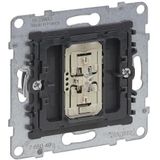 LEGRAND, SEANO universele keydimmer-inzetstuk met neutrale geleider, faseaan-/afsnijding met automatische belastingherkenning, schroefklemmen, 150 W, 765049