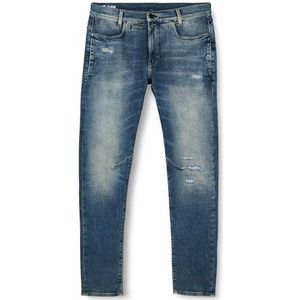 G-STAR RAW D-Staq 3D slim jeans voor heren, blauw (Antique Faded Blue Topaz Restored D05385-c051-g546), 30W x 34L