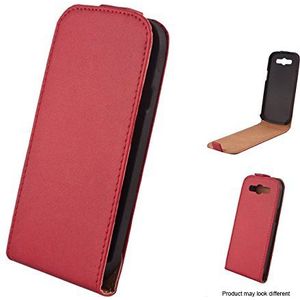 Mobility Gear MG-CASE-KF-LL52R slank klaphoesje met magneetsluiting voor LG Optimus L5 II, rood