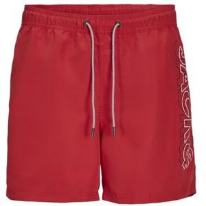 JACK & JONES JPSTFIJI JJSWIM Double Logo SN LY, true red, M