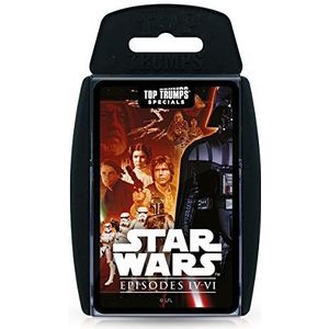 Top Trumps Star Wars Episodes 4-6 Specials Card Game, Speel met Luke Skywalker, Darth Vader, Emperor Palpatine en Obi-Wan Kenobi, Educatief voor 2 plus spelers is een geweldig cadeau voor kinderen