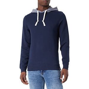 TOM TAILOR Uomini Basic hoodie sweatshirt 1032998, 10668 - Sky Captain Blue, XL