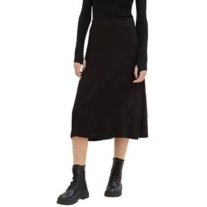 TOM TAILOR Midirok voor dames, 14482 - Deep Black, 36