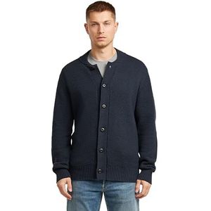 G-STAR Honey Comb Structuur Cardigan Knit, Blauw (Dk Patriot Blue D27108-d631-7160), S