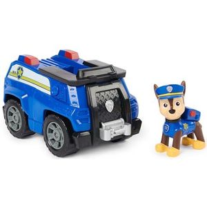 PAW PATROL, Politievoertuig met Chase-figuur (Sustainable Basic Vehicle/basisvoertuig), speelgoed voor kinderen vanaf 3 jaar