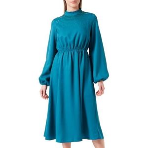 usha Dames midi-jurk 10529145, blauw groen, S, blauw, groen, S