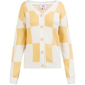 LIBBI Dames Cardigan 12425457-LI01, geel, M/L, geel, M/L