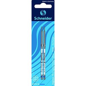 Schneider pennen pennen pennen pennen Express 75, onuitwisbaar, M, blauw, 2 stuks blisterkaart