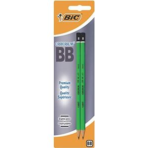 BIC Criterium 550 BB Grafiet Potloden - Pak van 2 Stuks