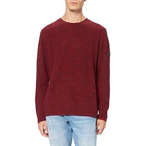 camel active Heren 4095476K07 pullover, Racing rood, S