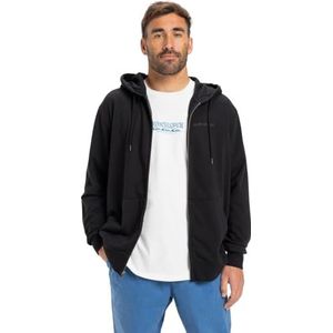 Quiksilver - Salt Water - Sweatshirt - Zwart - Katoen Polyester Blend Fleece