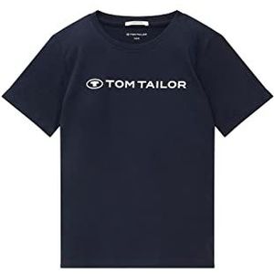 TOM TAILOR T-shirt voor jongens en kinderen, 10668 - Sky Captain Blue, 116/122 cm