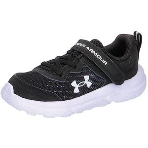 Under Armour UA BINF Assert 10 AC, Sneakers jongens, Black/White/White, 26 EU