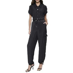 DKNY Tech Crinkle Joggingbroek voor dames, zwart, XXS