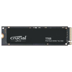 Crucial T705 2TB PCIe Gen5 NVMe M.2 Interne Gaming SSD (Nieuw 2024), Tot 14.500MB/s, PCIe 3.0 & 4.0 Compatibel, Microsoft DirectStorage, Solid State Drive - CT2000T705SSD3