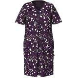 Ulla Popken - Nachthemd - Gemengde Kleuren - 2 Pack - Halve Mouw - Katoen