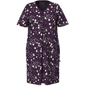 Ulla Popken - Nachthemd - Gemengde Kleuren - 2 Pack - Halve Mouw - Katoen