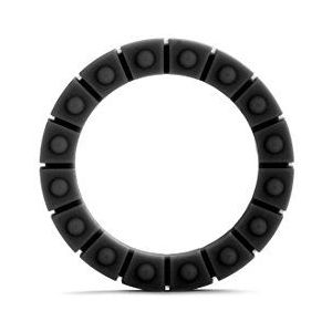 Shots Toys - Siliconen Liefde Wheel - groot - zwart - penisringen