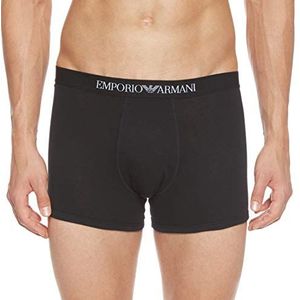 Emporio Armani Katoenen boxershort voor heren, 3-pack, Zwart/Wit/Rood, M