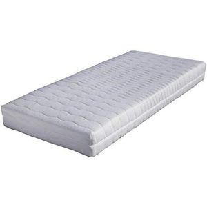 Comfort matrashoes voor matrassen in totale afmetingen 140 x 200 cm - 13-15 cm hoog - dubbele doek met aloë vera - geschikt voor mensen met allergieën - 60 graden wasbaar - 4-zijdige ritssluiting
