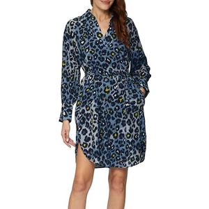 Jurk - Blousejurk - Lichte en Luchtige Overhemdjurk - Viscosemix