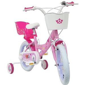 albri Paw Patrol Girl Fiets 4 tot 6 jaar, 14 inch, uniseks, voor kinderen, roze, klein