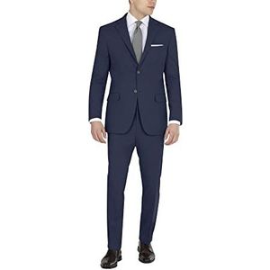 DKNY Modern Fit High Performance Suit voor heren scheidt zakelijke jas, Marineblauw Solid, 36W / 34L