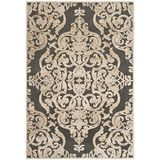 Safavieh Modern tapijt, PAR348, geweven viscose, goud bruin/donkergrijs, 120 x 180 cm
