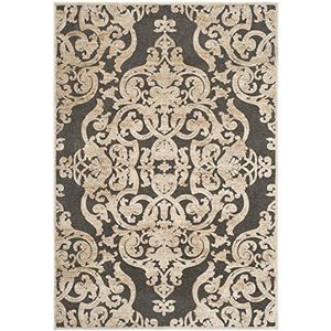 Safavieh Modern tapijt, PAR348, geweven viscose, goud bruin/donkergrijs, 120 x 180 cm