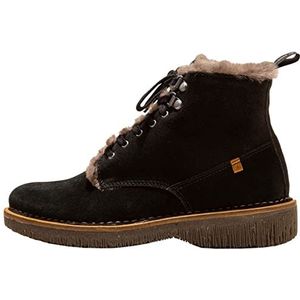 El Naturalista Volcano Veterlaarzen voor dames, uitneembaar voetbed, warme voering, zwart, 38 EU