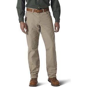 Wrangler Riggs Workwear Carpenter Jeans voor heren, Donkere Kaki, 34W / 32L