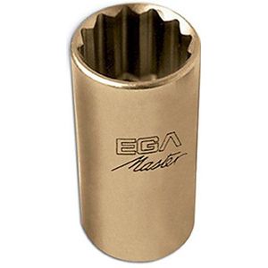 Ega-Master - Egamaster dopsleutel 3/4"" 34mm 12-kant koper