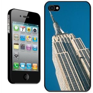 Fancy A Snuggle 'Empire State Building New York City' Clip op achterkant Hard Case voor Apple iPhone 4/4S