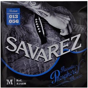 Savarez Snaren 668596 voor akoestische gitaar akoestische fosforbronzen set A140M medium .013-.056