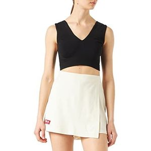 FILA Dames Tulsa High Waist Skirt Shorts Tennis-Skort, Sweet Corn, XL