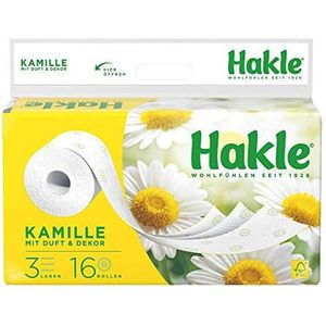 Hakle Toiletpapier ""Natuurlijk verzorgend met kamille en aloë vera"" 3-laags, 1 stuk (1 x 16 stuks)