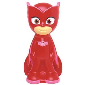 Lexibook PJ Masks Catboy, PJ Masks Owlette LED-nachtlamp voor kinderen, Zakformaat, Batterij, Rood/Roze, NLJ001PJM2