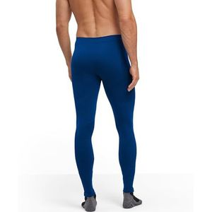 FALKE Heren Broek van onderlaag Warm Long M Ti functioneel materiaal sneldrogend 1 stuk, Blauw Yve 6714, XXL