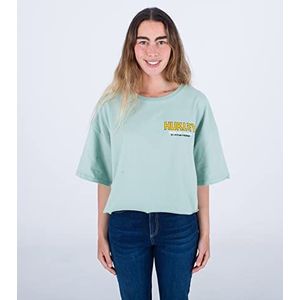 Hurley Oceancare dames T-shirt met opdruk op de rug, korte mouwen