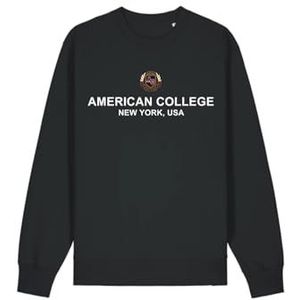 AMERICAN COLLEGE USA JOGGING SET HEREN ZWART MAAT S DECONTRACTE, Zwart, S