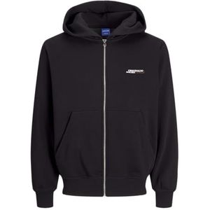Jack & Jones Jorislington Sweat Zip Hood, zwart, M