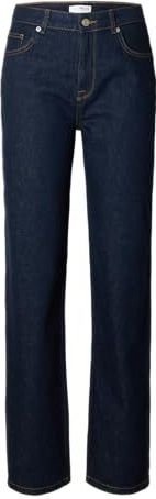 Selected - Alice Straight Fit Moon - Spijkerbroek